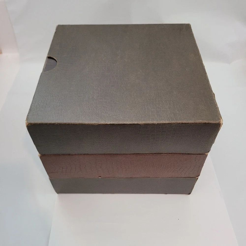 Sawyers Rotary Slide Trays Lot of 3 100 Capacity 35mm Slide Storage Boxes